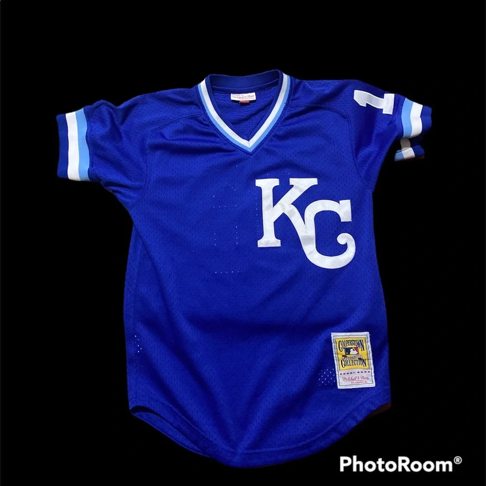 Men's Mitchell & Ness Bo Jackson Royal Kansas City Royals 36(S) Jersey